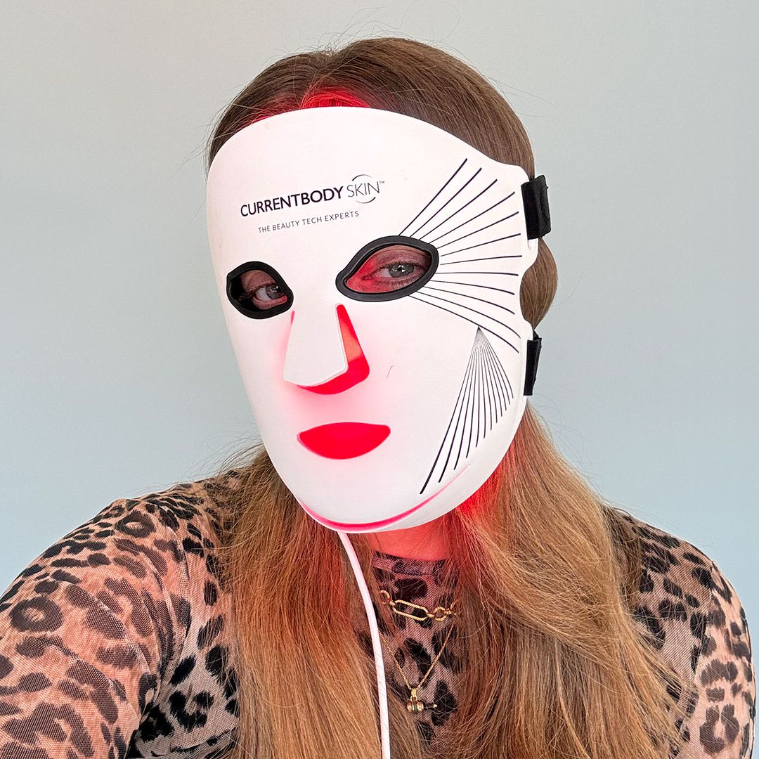 I tried the Currentbody LED face mask and it controlled my hormonal breakouts like nothing else