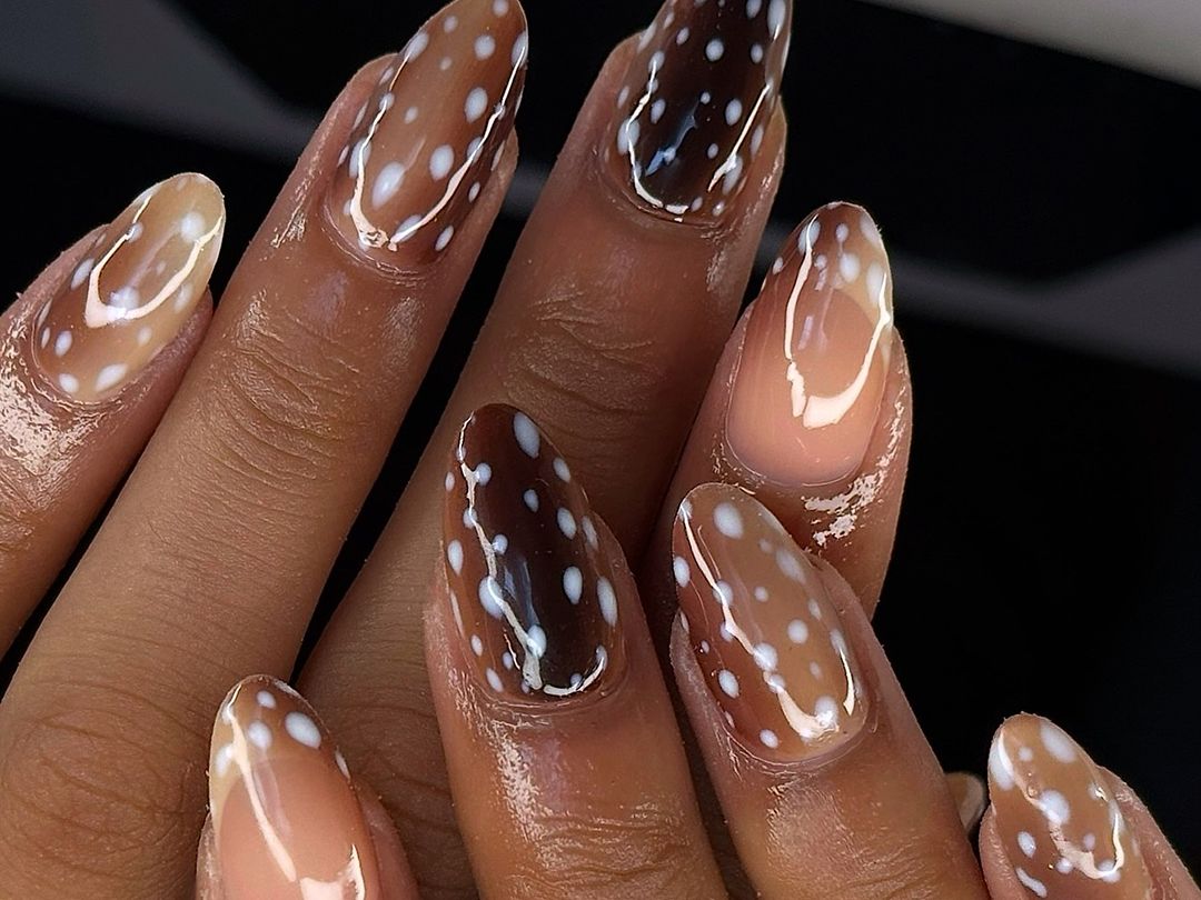 35 brown nails to try this winter, from bambi to espresso