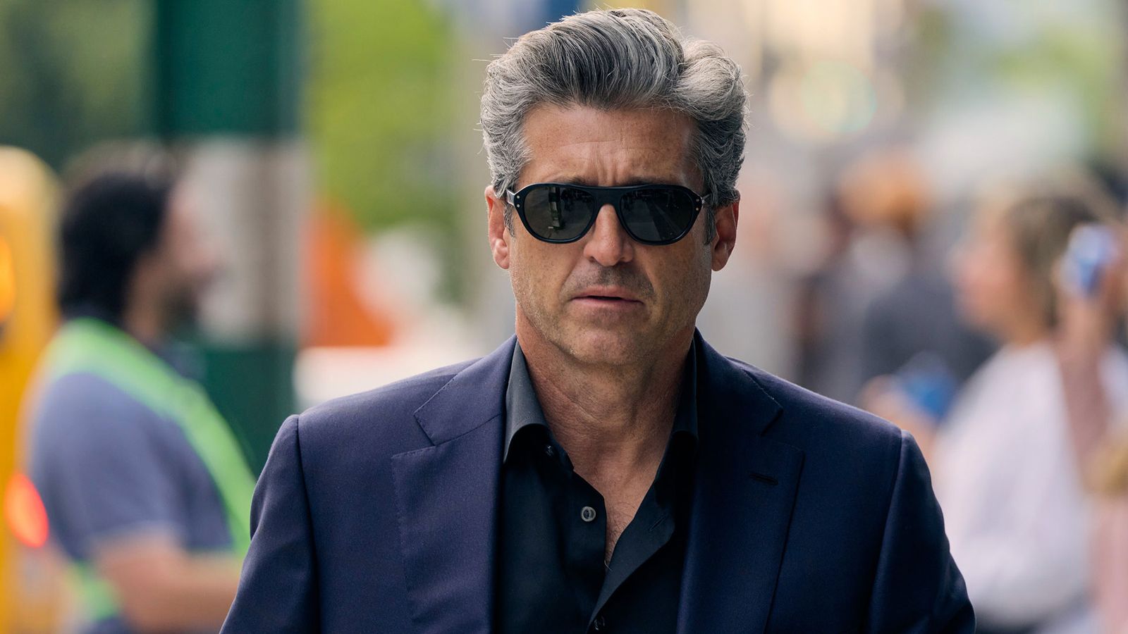 Image may contain Patrick Dempsey Accessories Sunglasses Blonde Hair Person Face Head Photography and Portrait