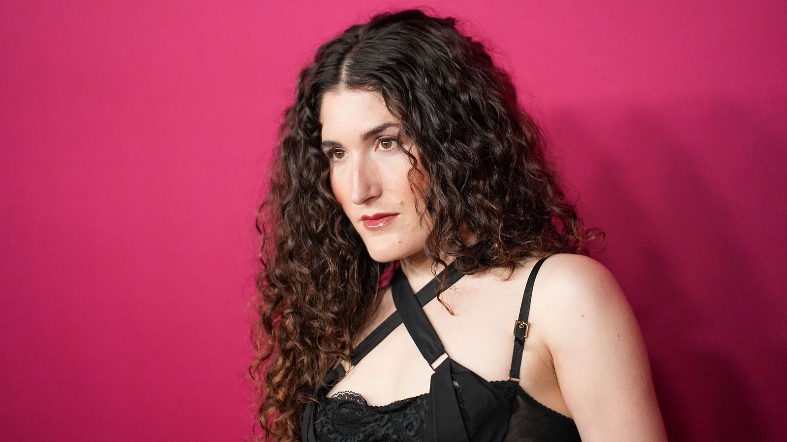 Image may contain Kate Berlant Brown Hair Hair Person Adult and Curly Hair